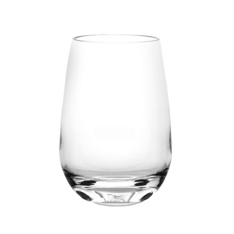 Polycarbonate Stemless 350ml Wine Glass